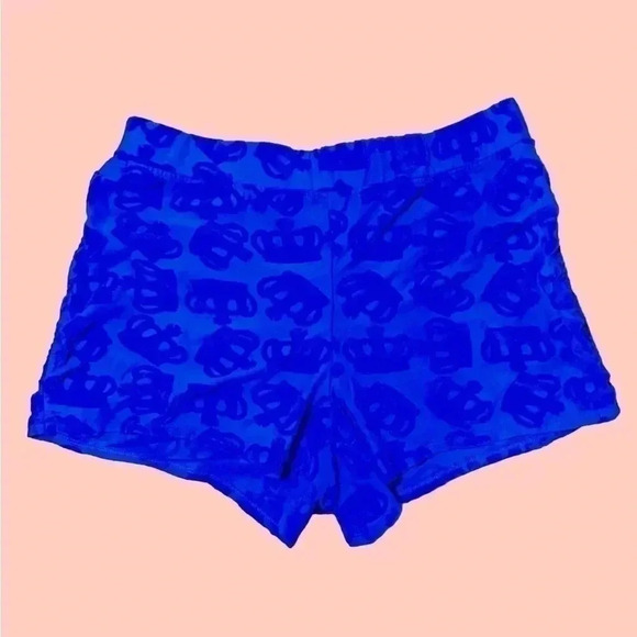 Juicy Couture Pants - Juicy Couture Blue Crown Terry Shorts 1X